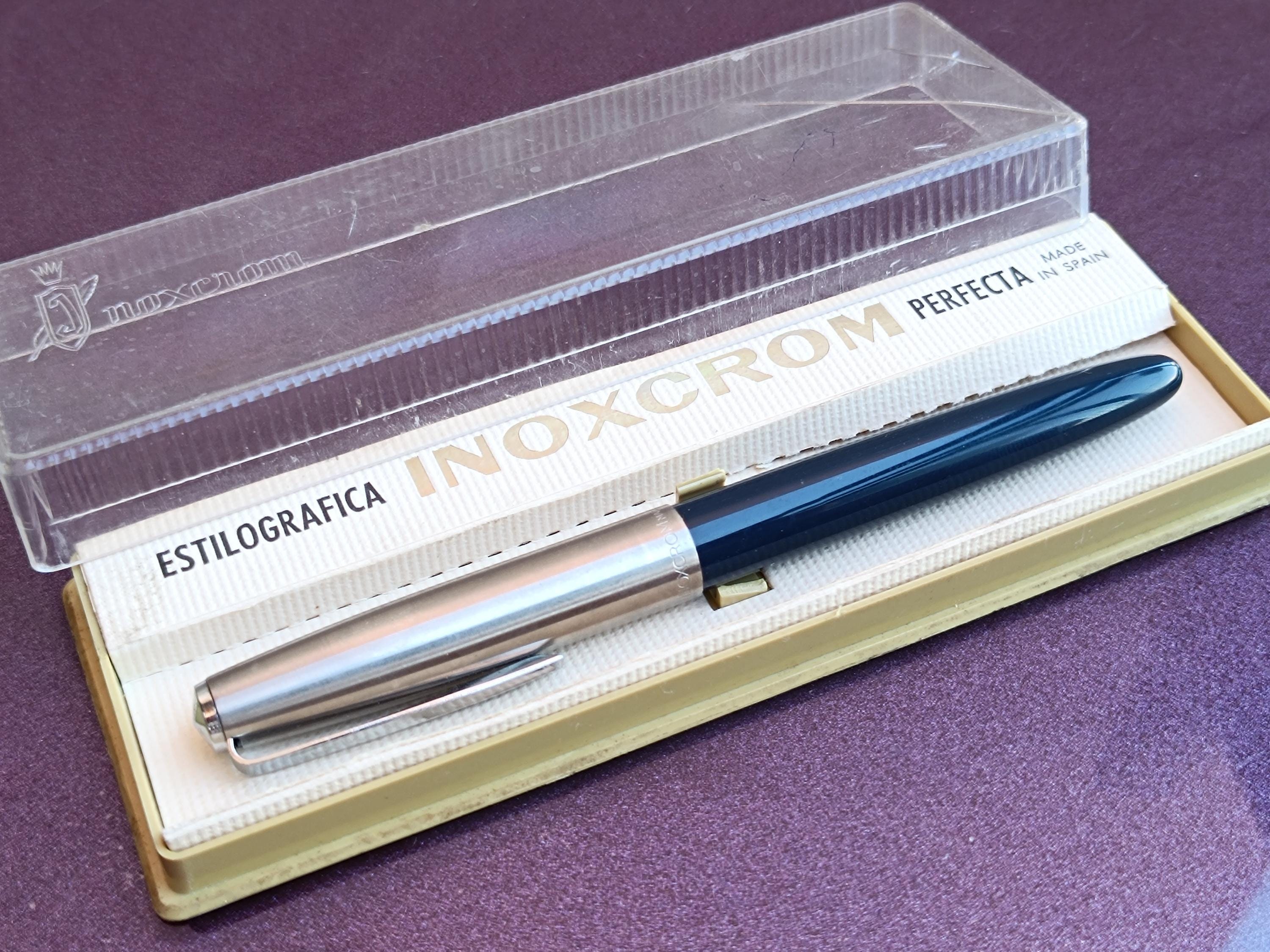 INOXCROM 55 ヴィンテージ万年筆　スペイン INOXCROM 万年筆 55、1960 万年筆、ヴィンテージ万年筆、レトロ万年筆