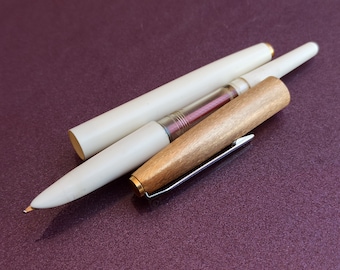 Pluma estilográfica de la URSS, pluma moderna, pluma de diseño, pluma vintage de diseño atemporal, pluma estilográfica clásica vintage, pluma estilográfica antigua, URSS