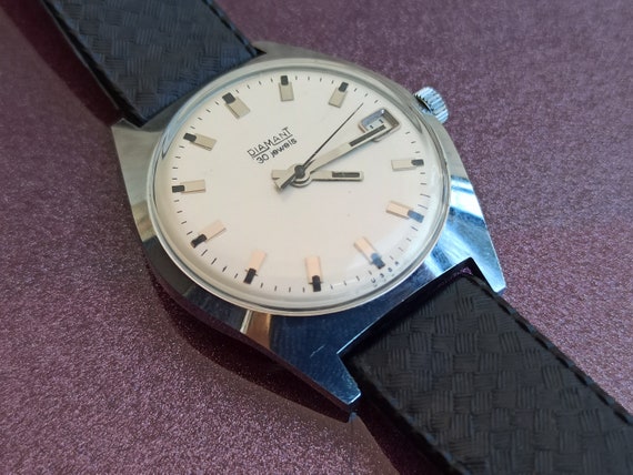 DIAMANT USSR 30 Gewels Watch, Old Mechanical Watc… - image 6