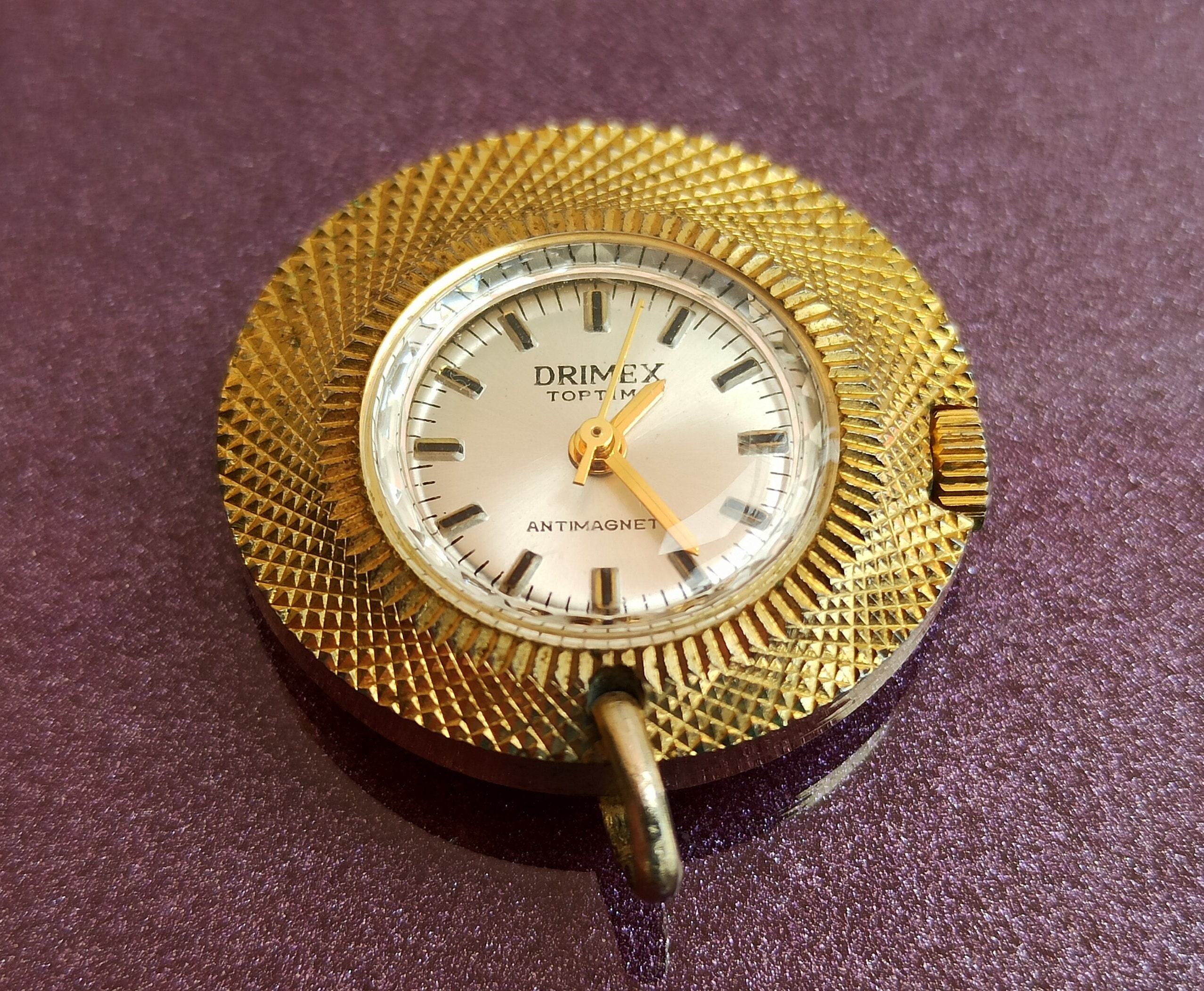 Drimex Toptime Vintage Watch Pendant, Hand Manual Winding