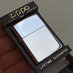 Vintage Zippo Lighter, Collectible Zippo Lighter, Made In USA, Retro Zippo Lighter, Vintage Petrol Lighter, Old Liquid Lighter