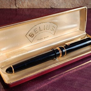 BELIUS Füllfederhalter, Vintage Füllfederhalter, Füllfederhalter, Retro Füllfederhalter, Gold gefüllter Füllfederhalter, Tintenstift, Vintage Tintenstift