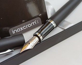 INOXCROM Fountain Pen, Retro Fountain Pen, Vintage Fountain Pen, Antique Fountain Pen, Spain Certificated Fountain Pen, Ideal Condition