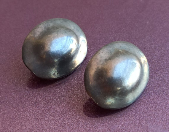 Silver Handmade Clips, Silver Earrings, Handmade … - image 1