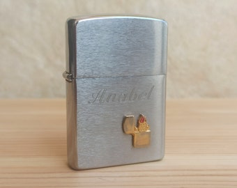 ZIPPO Encendedor de gasolina, encendedor Zippo de colección, hecho en EE. UU., encendedor antiguo de Zippo, encendedor de gasolina vintage, encendedor de líquido antiguo