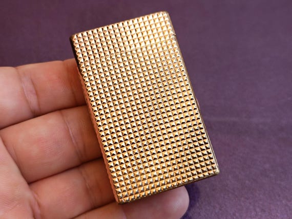 S.T. DUPONT 金メッキ 20ミクロン ライター、ヴィンテージ ポケット