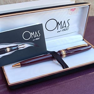 1980 OMAS EXTRA Kugelschreiber, Vintage Kugelschreiber, Gold gefüllter Kugelschreiber, Retro Kugelschreiber, italienischer Kugelschreiber, OMAS Stift, Italien