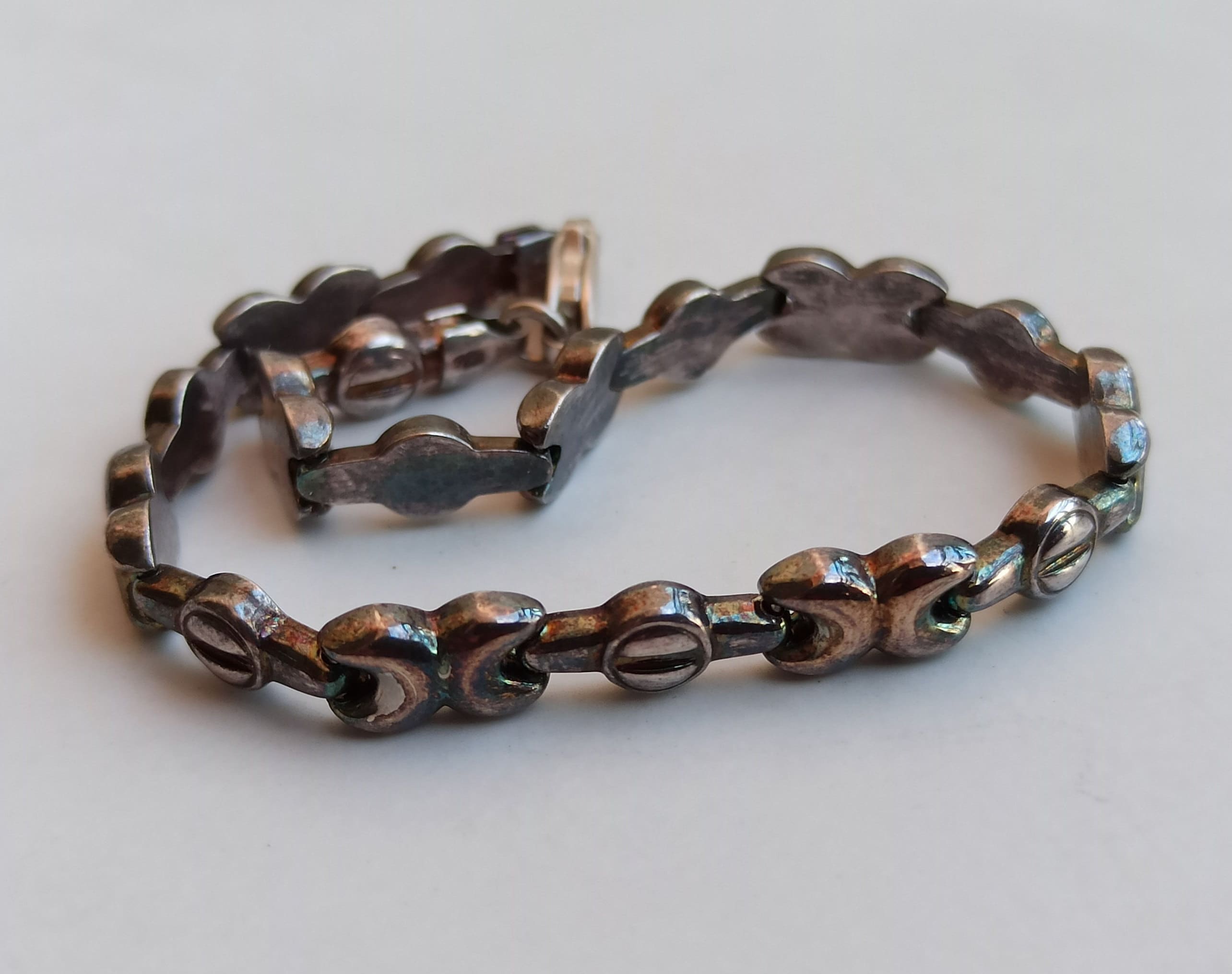 激安特価 Vintage 925 Bracelet Silver Sterling Bracelet, Silver アクセサリー