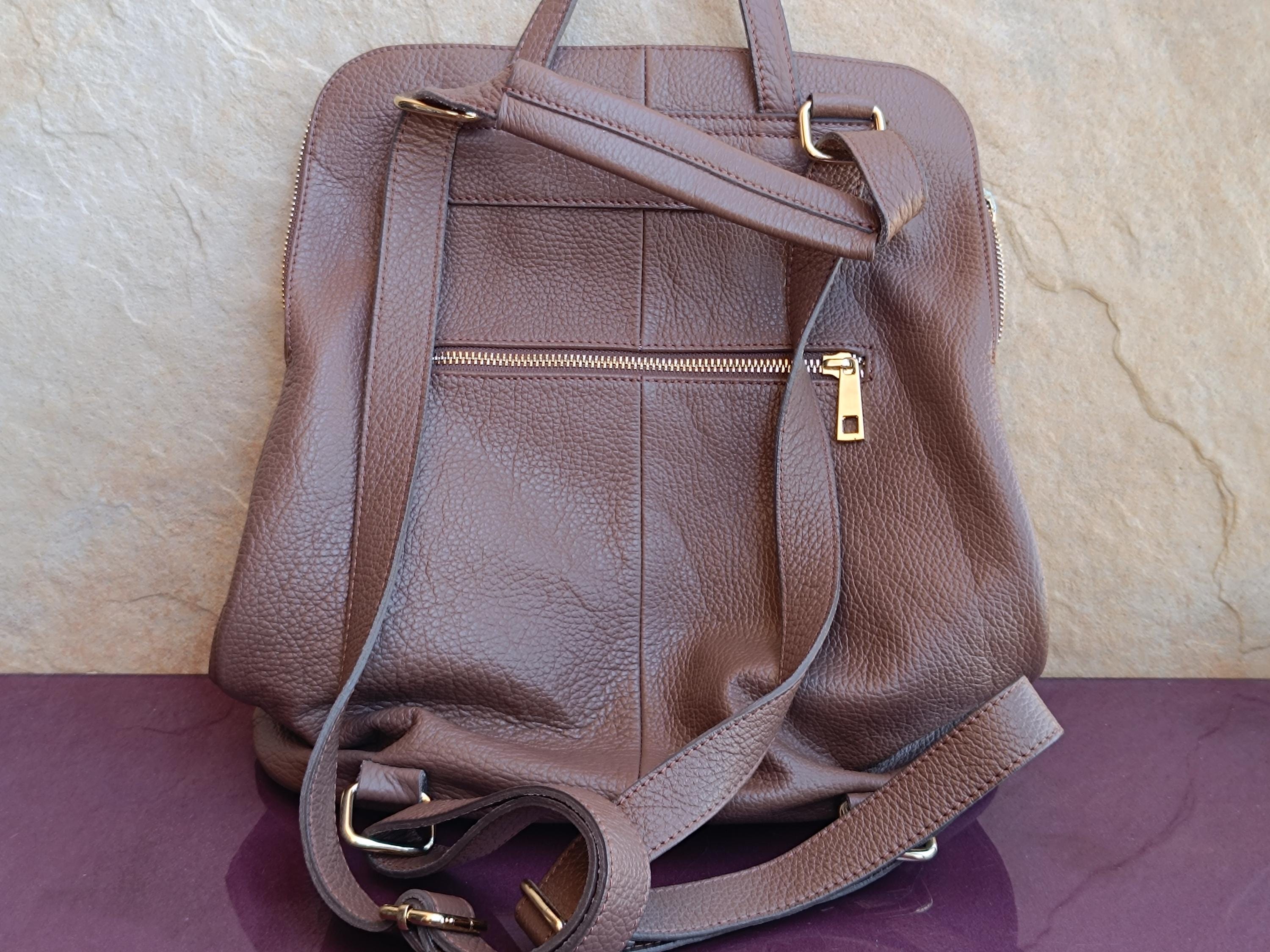 Isabella Rhea Italian Leather Navy Blue (Blue Sourc) Backpack (NWOT) Isabel Bernard Cher Blue Nylon, polyurethane leather Bags main image 3