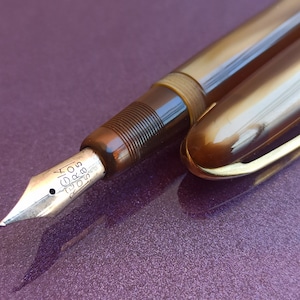 Regia スーパー 14K ゴールドペン先万年筆、585 ゴールドペン先、ヴィンテージ万年筆、レトロ万年筆、アンティーク万年筆、スペイン