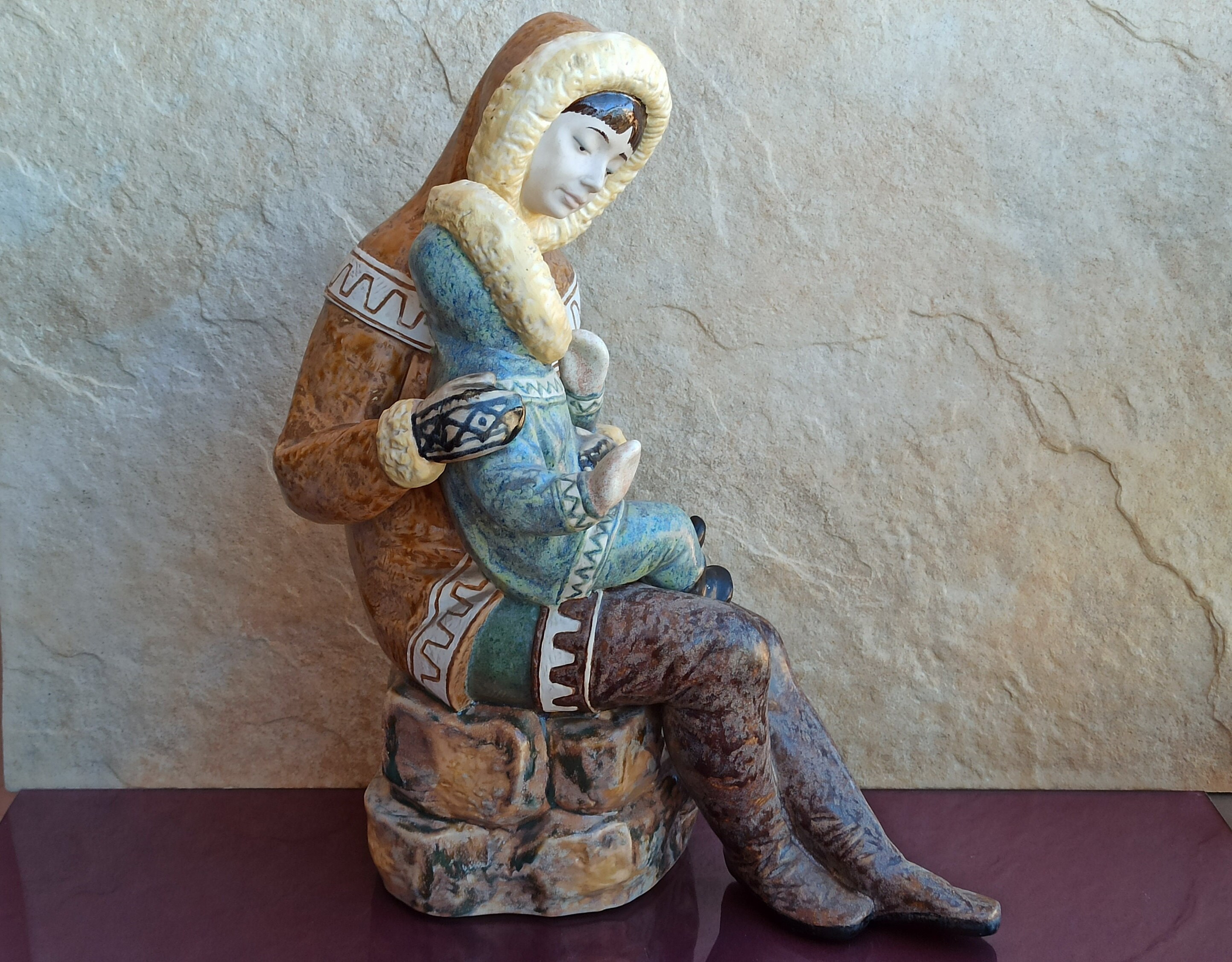 snowmkuさま】old pottery ❀ ふんわりしっぽ赤茶色のリスさん
