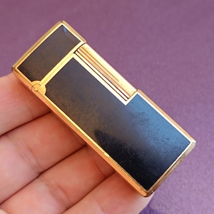 Briquet à gaz rempli d’or Saffa AU des années 1980, briquet vintage, briquet Saffa 21, briquet de poche, briquet fumeur, briquet à gaz, briquet à pipe, Saffa