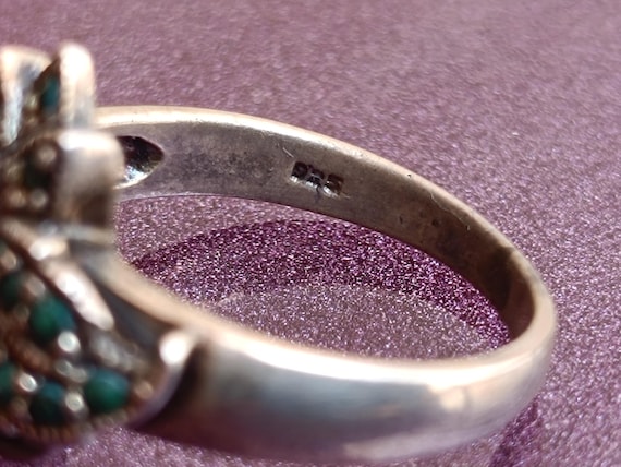 925 Silver Multistones Ring, 925 Silver Ring, Cit… - image 6