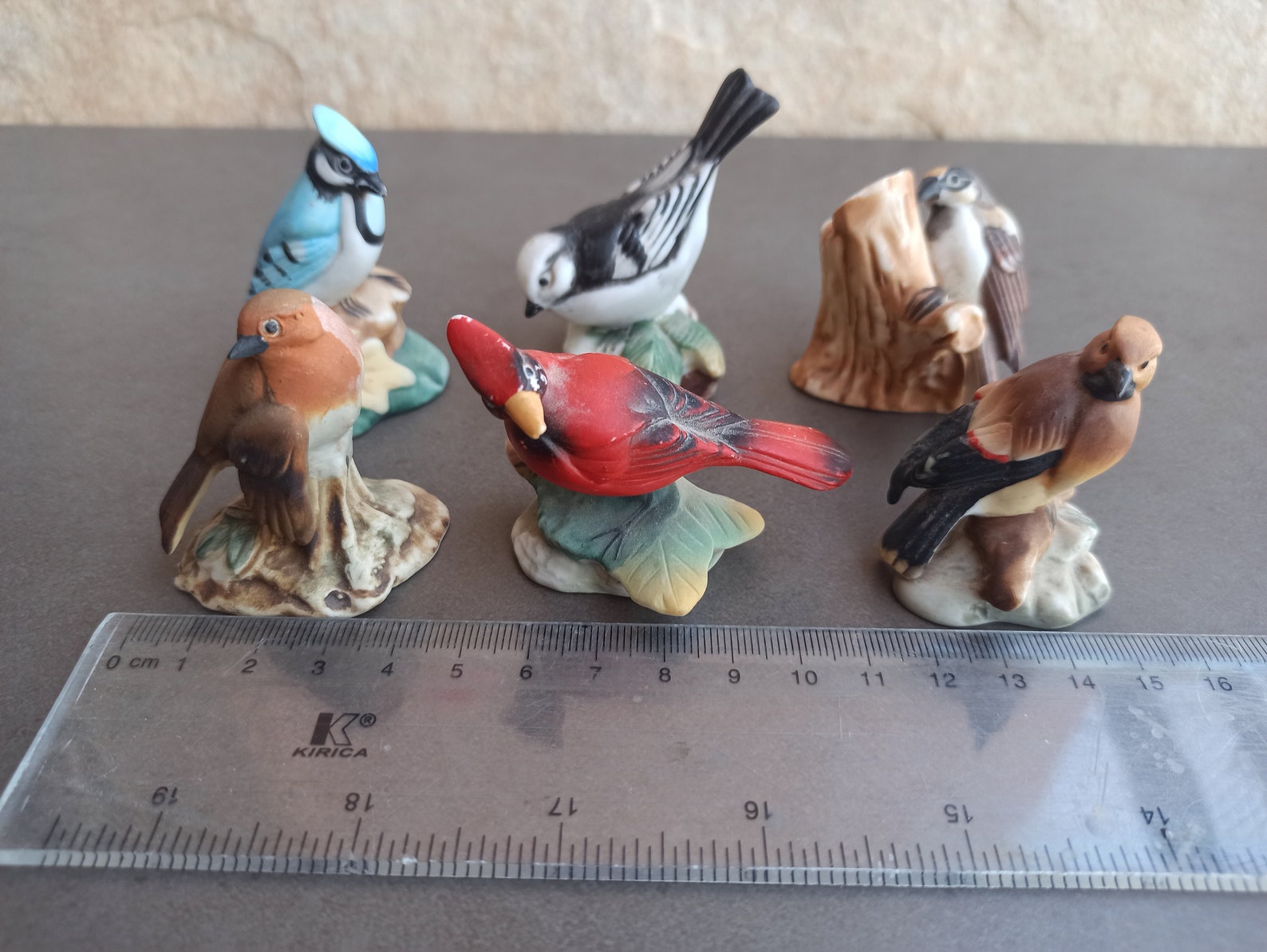 Korea Porcelain Bird Bird Figurine Miniature Wild Bird Etsy