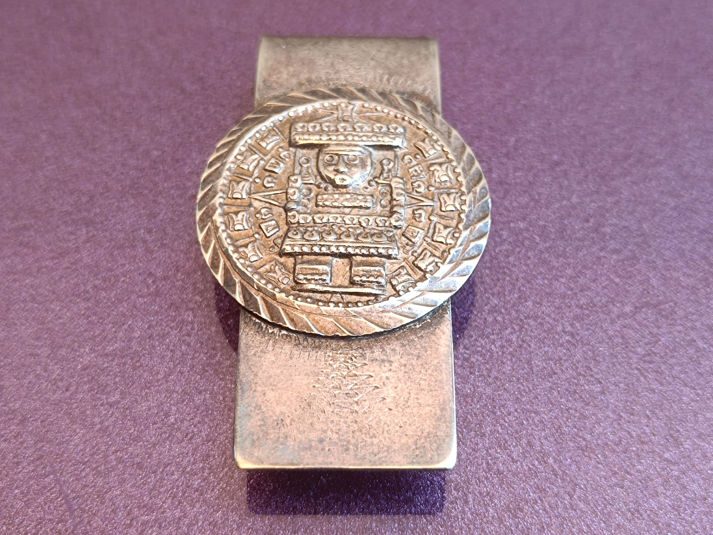 925 Silver Mexico Money Clip, Vintage Silver Money Clip 925 Silver Mexico Money Clip, Vintage Silver Money Clip