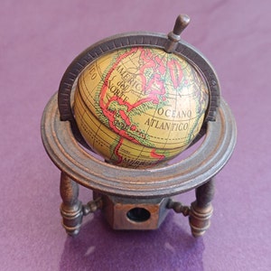 1970 PLAYME Globe Pencil Sharpener, Pencil Sharpener, Spanish Pencil Sharpener, Vintage Pencil Sharpener, Collectible Pencil Sharpener
