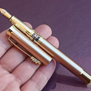 Dragon Füllfederhalter, Genius Iridium vergoldet Füllfederhalter, Vintage Füllfederhalter, Antik Stift, alte Füllfederhalter, Retro-Füllfederhalter