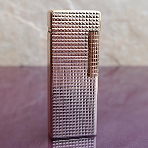 1970s ZAIMA CASTALY Gold Plated Vintage Lighter, Antique Pocket Lighter, Collectible Gas Lighter, Cigarette Lighter, Smoking Accessories