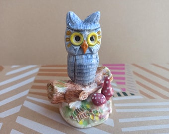 Ficano Porcelain Owl, Owl Figurine, Collectible Birds, Collectible Owls, Vintage Birds Collection, Retro Owls Collection, Antique Owl