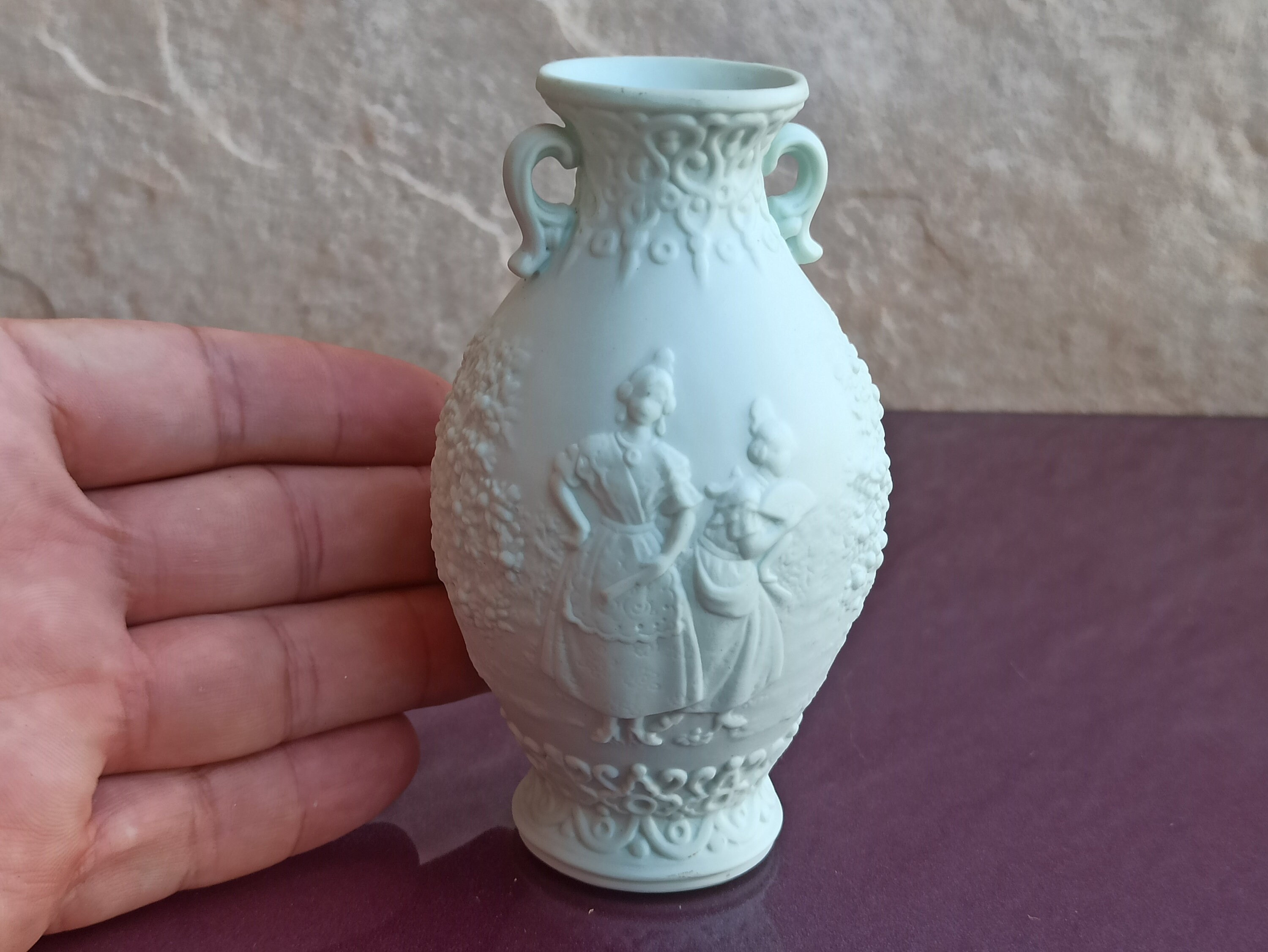 1984 LLADRO Porcelain Vase Vintage Lladro Vase Lladro Vase Etsy