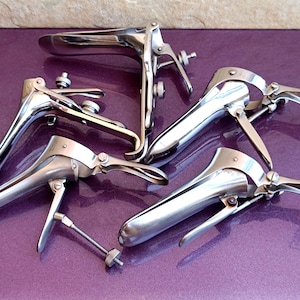 Vintage Medical Speculum Set Stainless Steel Instruments, Medical Tool