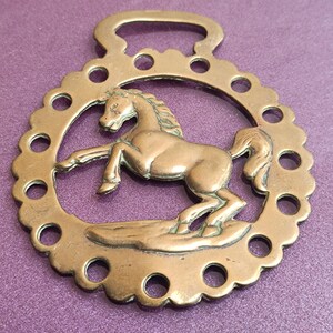 1980s Horse Brass National Federation Of Poultry Clubs, Vintage Horse Brass, Horse Brasses, Bronze Horse Brass