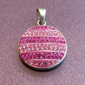 Zircons 925 Silver Pendant, Zircons Silver Pendant, Zircons Stones, Vintage Silver Pendant, Zircon Pendant, Antique Silver Pendant
