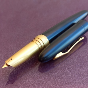 VACCARO Füllfederhalter, Gold gefüllter Füllfederhalter, Vintage Füllfederhalter, Füllfederhalter, antiker Stift, Iridiumspitze, Deutschland Füllfederhalter