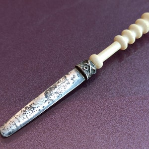 1800 Silver Letter Opener, Antique Letter Opener, Silver Letter Opener, Letter Opener