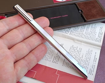 AURORA Thesi Design クロームボールペン、ヴィンテージボールペン