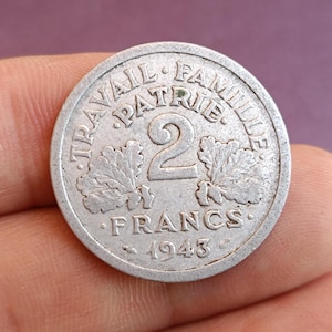 1943 french 1 franc - Etsy 日本