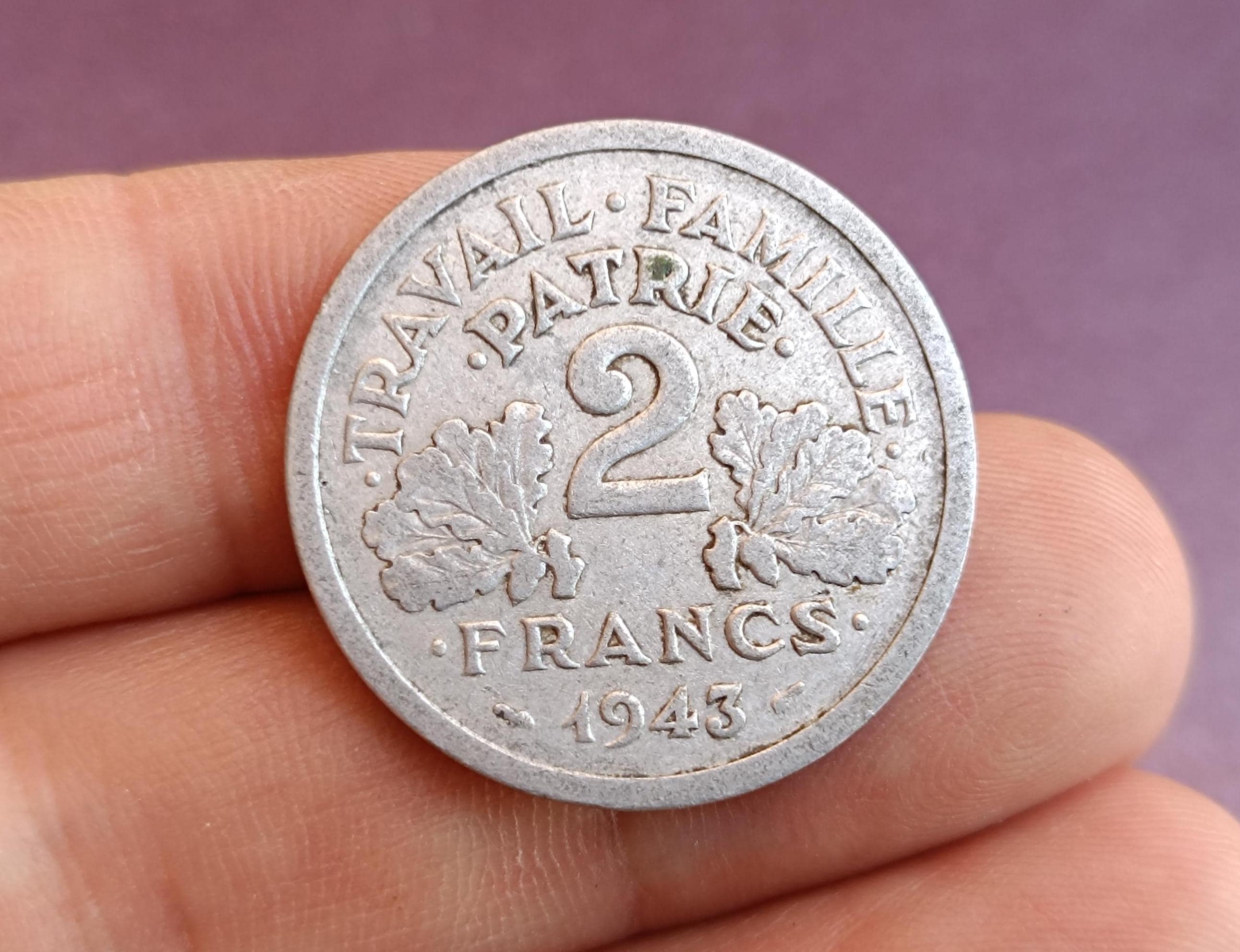 1943 french 1 franc - Etsy 日本