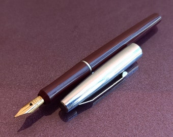 14K Gold Nib Fountain Pen, Vintage Fountain Pen, Retro Fountain Pen, Antique Fountain Pen, Fountain Pen Gold Nib, Ink Pen