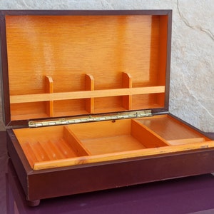 Scatola di sigari e sigarette musicali, scatola di sigari vuota, scatola di sigari, scatola di legno, scatola di sigari vintage, scatola di sigari retrò, carillon