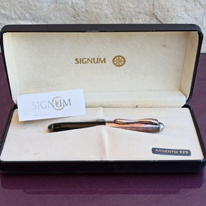 SIGNUM 925 Argent ITALIE Mini Stylo plume, Stylo plume, Stylo plume antique, Stylo plume vintage, Stylo rétro, Stylo plume italien ancien