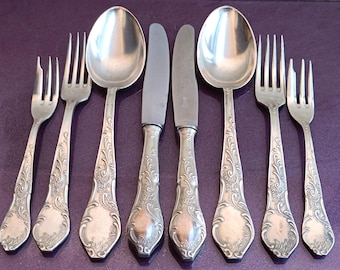 Vintage 100 Piece Viners Buxton Cutlery Set - Very Good Condition