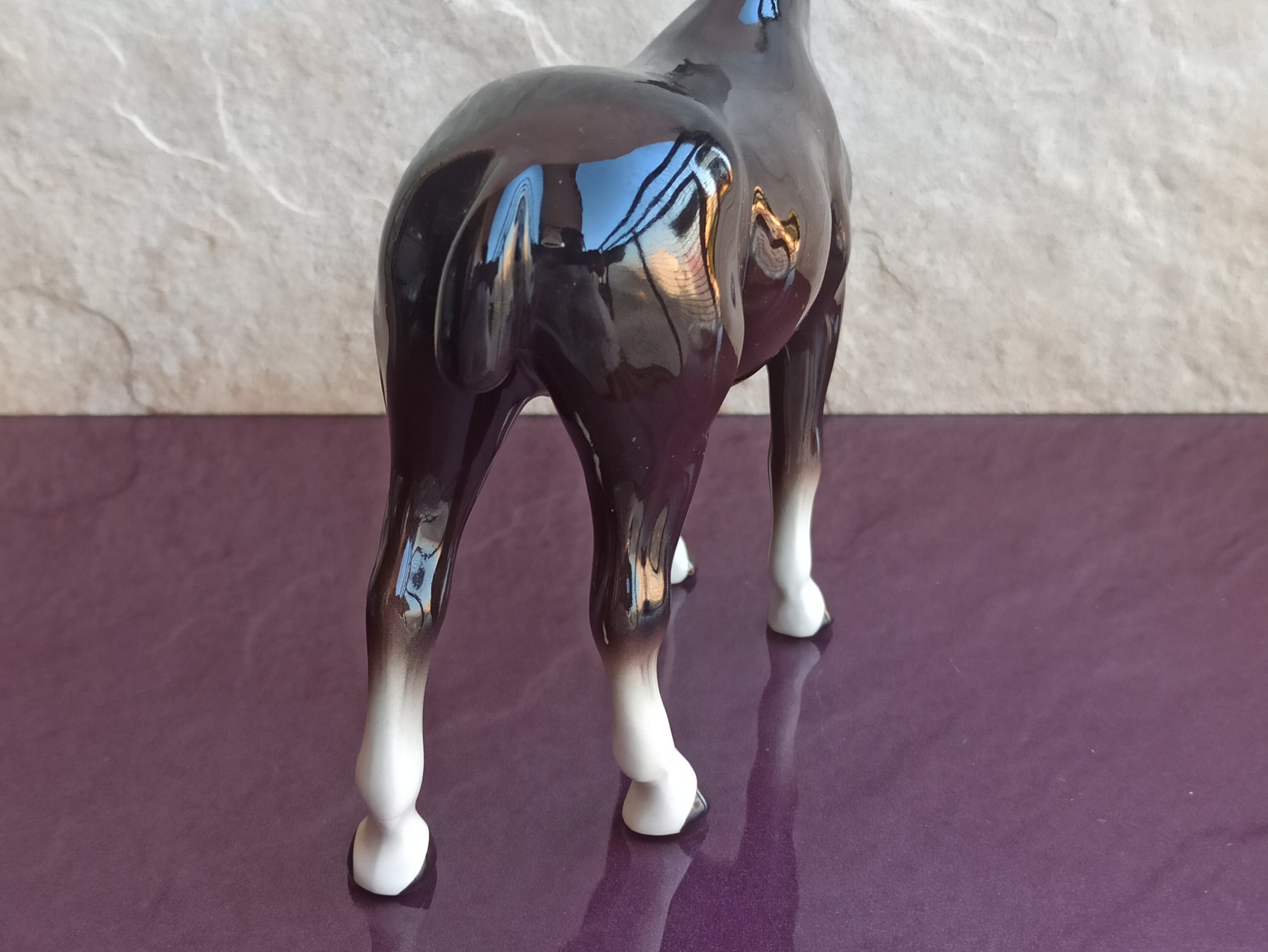 クーパークラフトの馬の置物、馬のフィギュア、磁器の馬、収集価値の