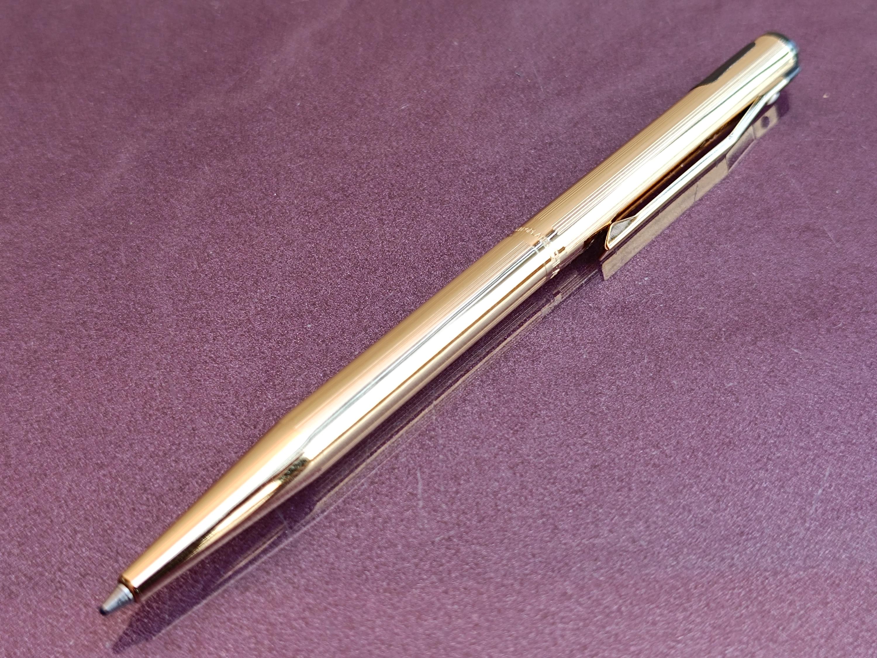 1980s SHEAFFER TRZ Gold Electroplated Model 70 Ballpoint Pen