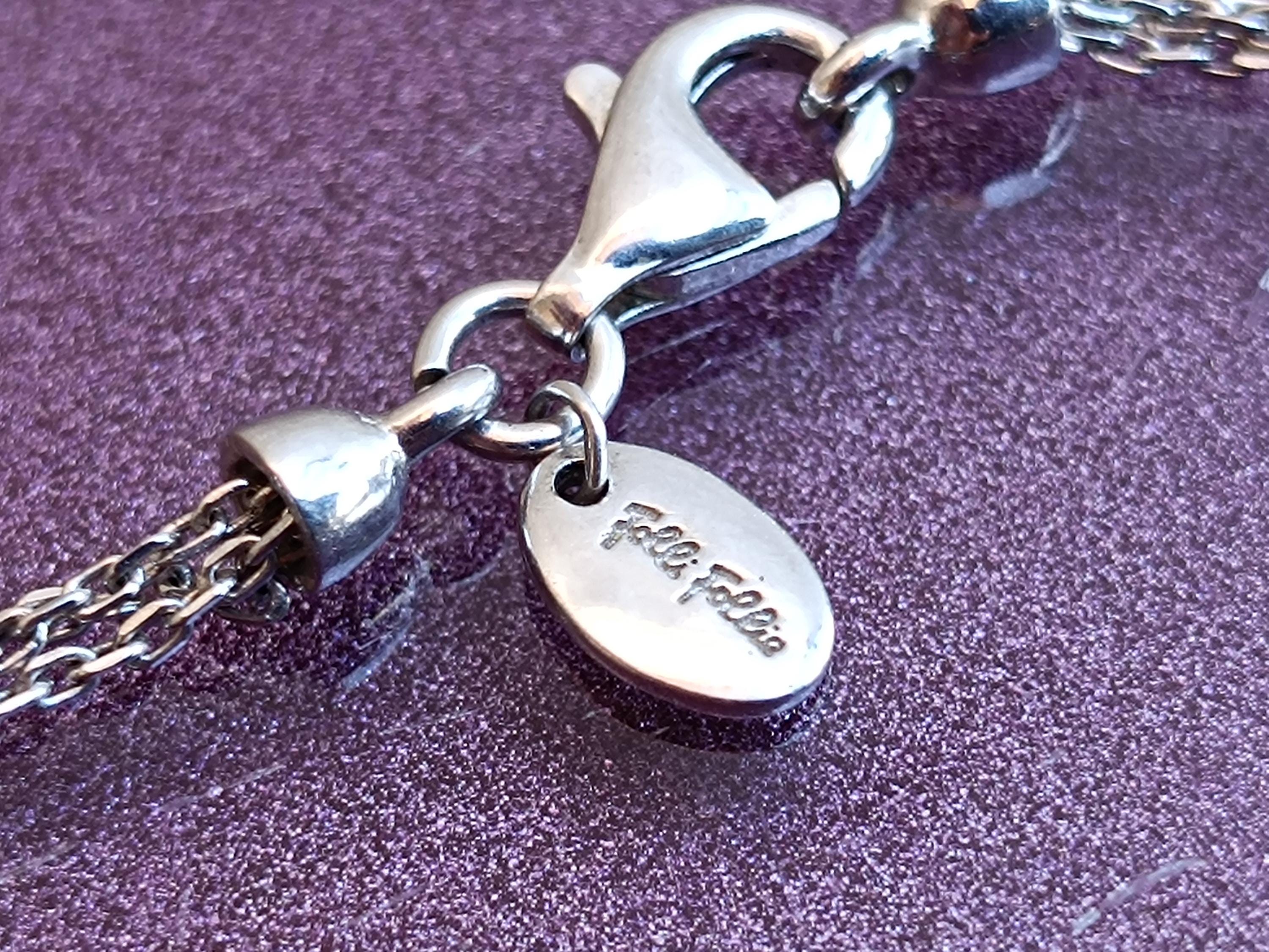 925 Silver Folli Follie Necklace, Folli Follie Necklace, Silver 