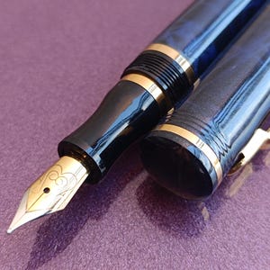 Vintage Füllfederhalter, Gold gefüllt Füllfederhalter, Vintage Füllfederhalter, Füllfederhalter, Antiker Stift, Iridium Point, Deutschland Füllfederhalter