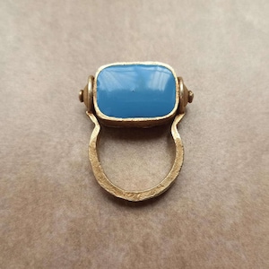 Stylish Rough Ring, 925 Silver Ring, Retro Ring, Vintage Ring, Gold Plated Ring, Unique Retro Ring, Silver Retro Ring, Antique Enamel Ring
