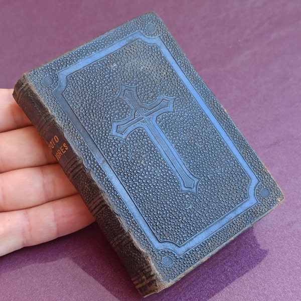 1888 Devoto Feligres, Ejercicios Espirituales, Livre religieux, Bible antique, Livre religieux antique, Exercices spirituels