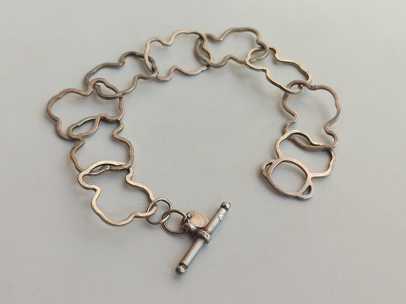 TOUS Vintage Silver 925 Bracelet, Silver Bracelet… - image 8