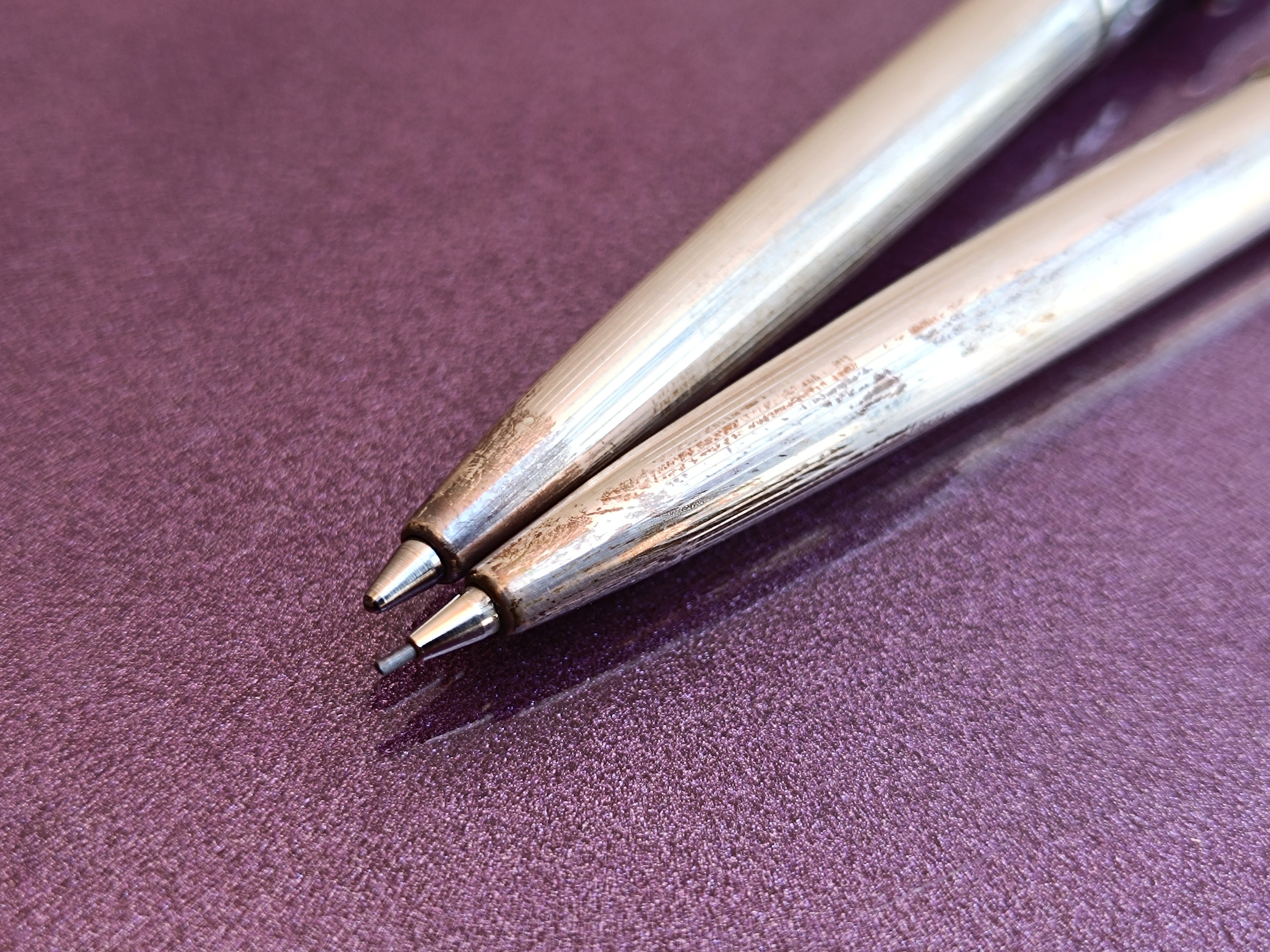 925 シルバー モンテグラッパ ボールペンと鉛筆、シルバー ボールペン