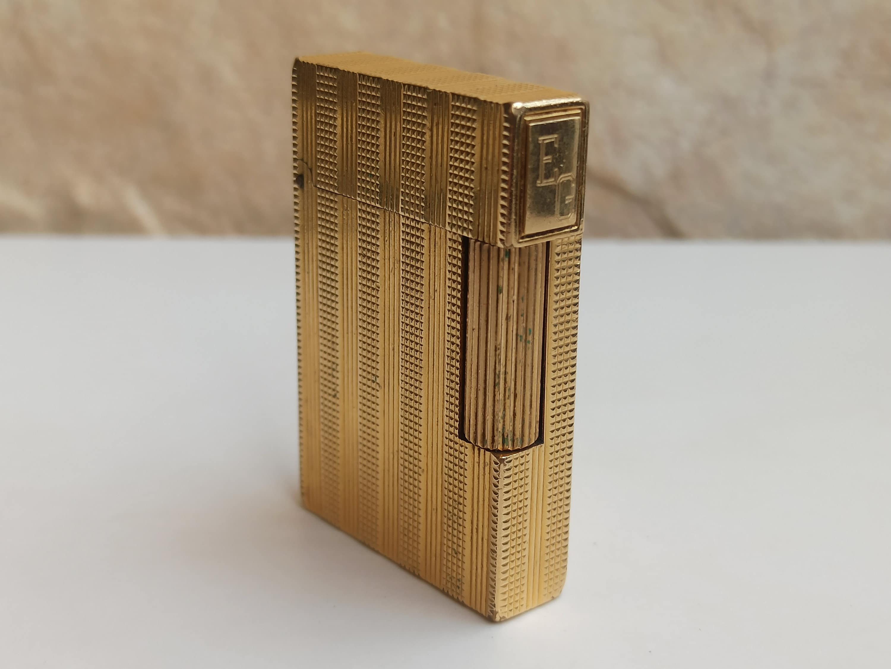 Estimation Prix Briquet Dupont Or 20 U S.T. DUPONT Briquet plaqué or 20 microns Briquet de poche - Etsy France