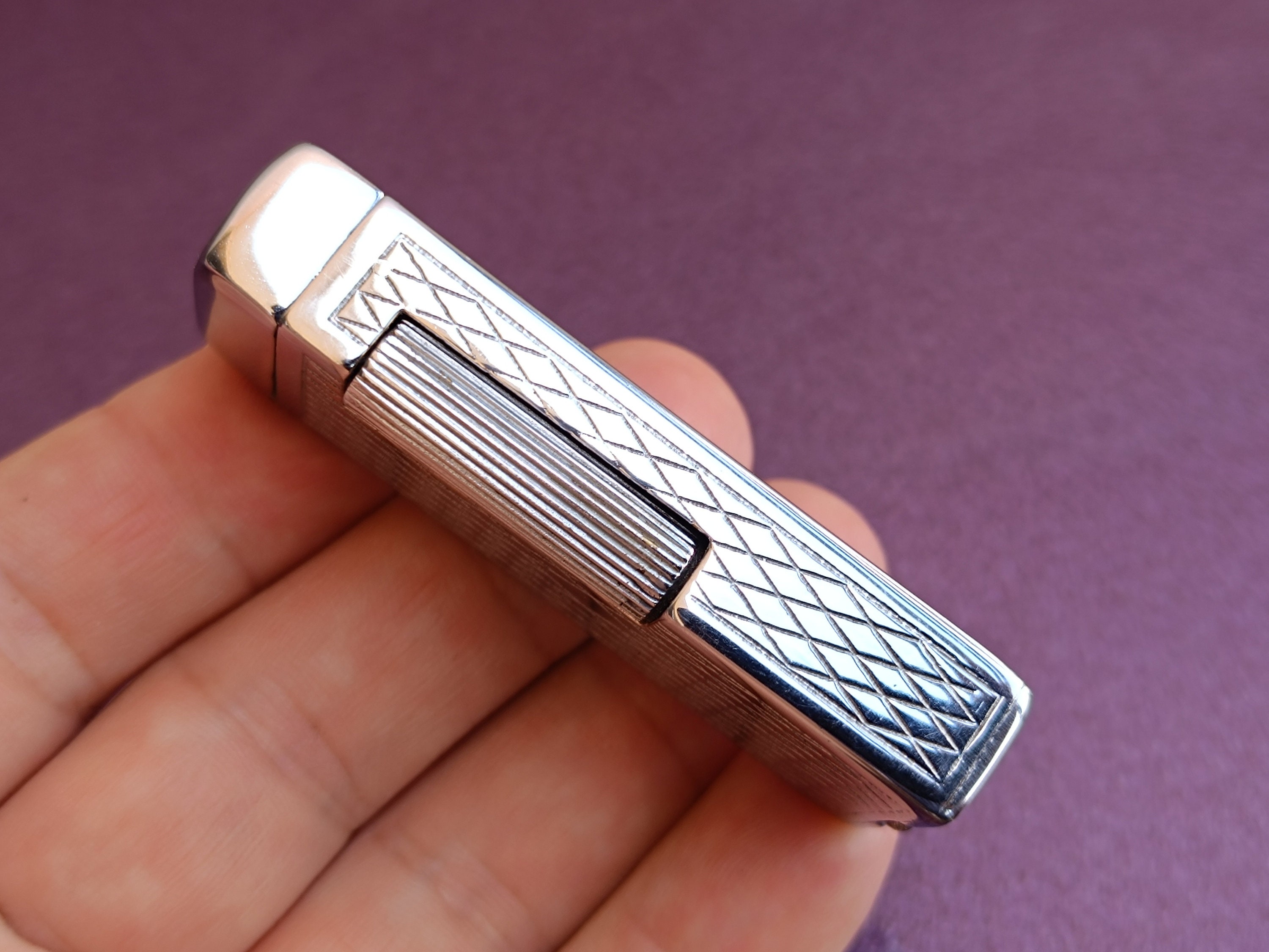 Dunhill Petrol Lighter Universal, Antique Lighter, Metal Lighter