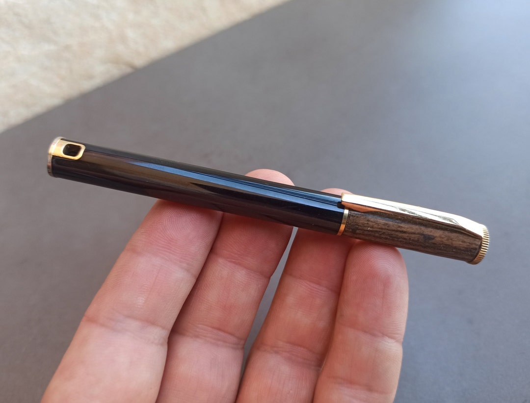 Rare CROWN Japan Lighter, Antique Clip Pipe Gas Lighter, Untested