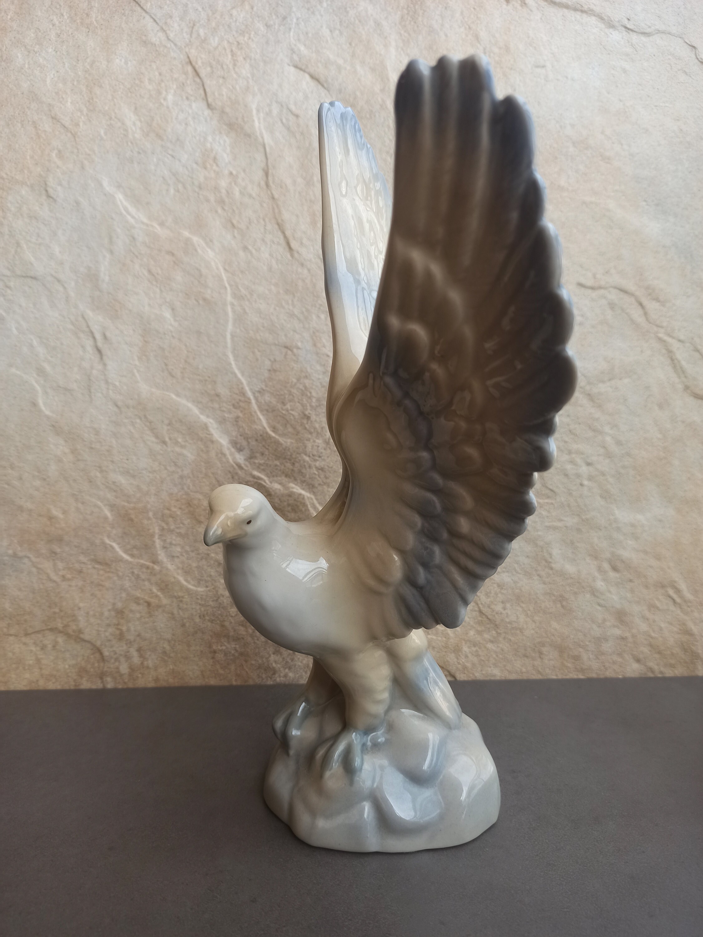 Porcelain Eagle Figurine Eagle Vintage Porcelain Spain Etsy