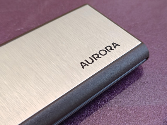 AURORA Thesi Design クロームボールペン、ヴィンテージボールペン