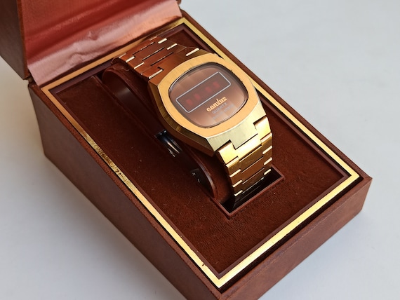 Rare LED Corvus Watch Corvus Electronic Watch Untested Led Watch Vintage Electronic Watch